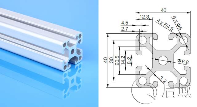 歐標4040D重型鋁型材 歐標4040D重型鋁型材