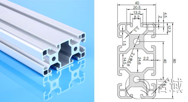 歐標4080標準鋁型材 歐標4080標準鋁型材