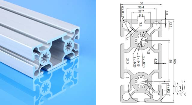 50100W鋁型材 50100W鋁型材