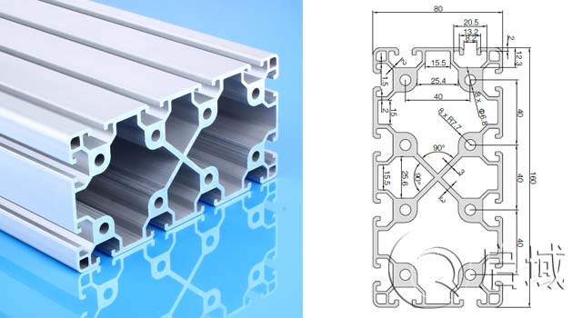 80160A鋁型材 80160A鋁型材