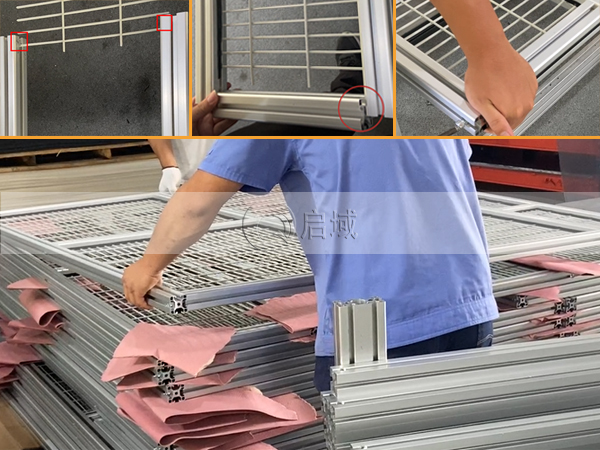 鋁型材圍欄細節圖 鋁型材圍欄細節圖